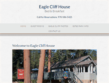 Tablet Screenshot of eaglecliffhouse.com